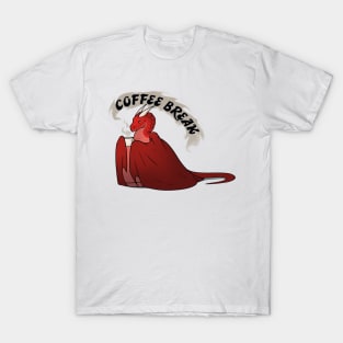 Morning coffee dragon T-Shirt